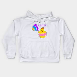 FUNNY Easter Egg - Funny Easter Quotes Kids Hoodie